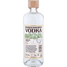 Koskenkorva Vodka Lemon Lime Yarrow 37,5% 0,7 l (čistá fľaša)