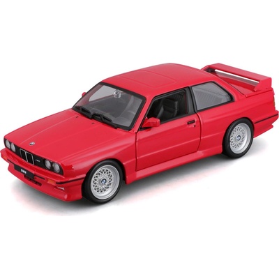 Bburago BMW 3 Series M3 1988 červené 1:24