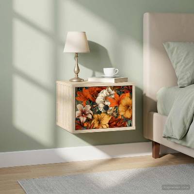 vidaXL Стенен шкаф за нощно шкафче GENNEP Дъб сонома 36 x 33 x 25 см (8007453)