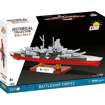 Cobi 4853 II WW Battleship Tirpitz, 1:700, 593 k