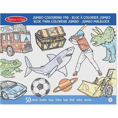 Melissa & Doug - Книжка за оцветяване - Разнообразни картини