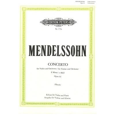 Konzert e-moll + CD op 64 pre husle a klavír od Mendelssohn Bartholdy Felix