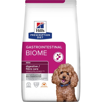 Hill's Prescription Diét Gastrointestinal Biome Mini Starostlivosť o zažívaní 2 x 6 kg