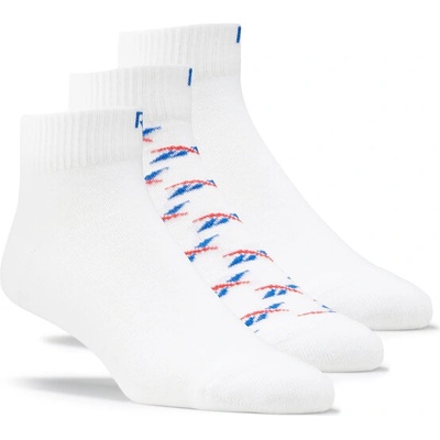 Reebok Чорапи къси унисекс Reebok Classics Ankle Socks 3 Pairs GD1030 white/vector blue/vector red (Classics Ankle Socks 3 Pairs GD1030)