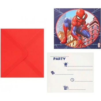 Procos Pozvánky s obálkami "Spiderman Crime Fighter"