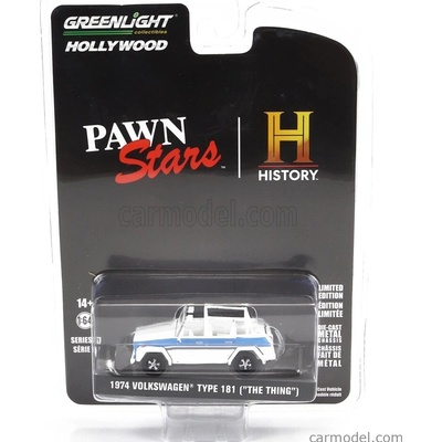 Greenlight Volkswagen Type 181 The Thing 1974 Bílá Modrá 1:64