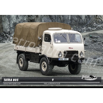 Pohlednice TRUCK č. 09 - Tatra 805 (1953 - 1960)