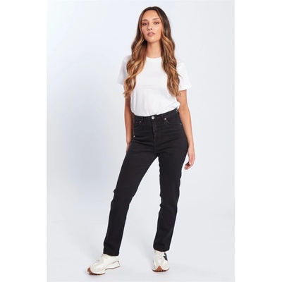 Be You Дънки Be You Women's BeYou Mom Straight Leg Jeans - Black