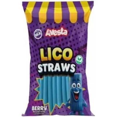 Avesta želé lico straws berry 12 x 70 g