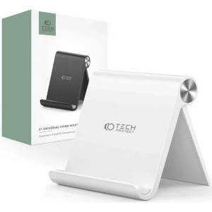 Tech-Protect z1 универсална стойка за смартфон и таблет бял