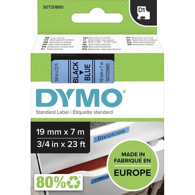 etikety DYMO D1 45806 polyester Farba pásky: modrá Farba písma:čierna 19 mm 7 m