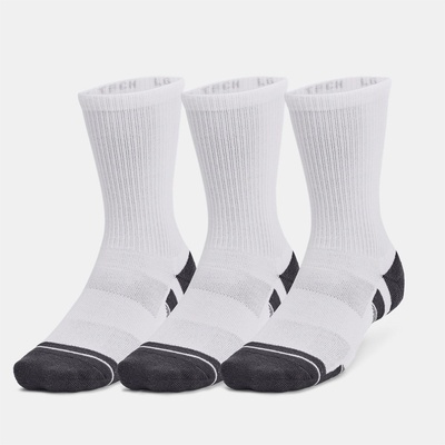 Under Armour Детски чорапи Under Armour UA Performance Tech 3-Pack Crew Socks Kids' - White