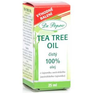 Dr. Popov Tea Tree Oil 100 % студено пресовано масло от чаено дърво с антисептично действие 25ml