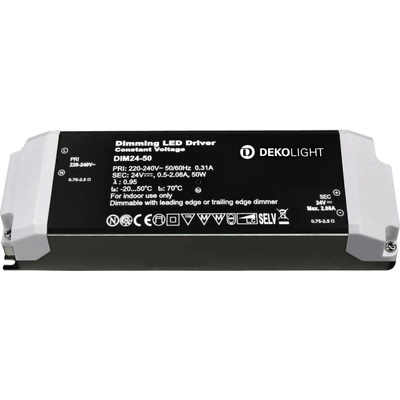 Deko Light BASIC, DIM, CV, 24V 12-50W LED driver konstantní napětí 50 W 500 - 2080 mA 24 V 1 ks