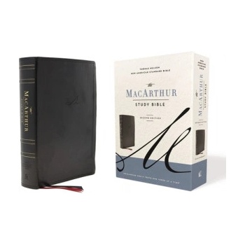 Nasb, MacArthur Study Bible, 2nd Edition, Leathersoft, Black, Comfort Print: Unleashing God's Truth One Verse at a Time
