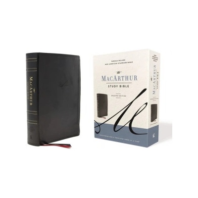 Nasb, MacArthur Study Bible, 2nd Edition, Leathersoft, Black, Comfort Print: Unleashing God's Truth One Verse at a Time | John F. MacArthur, Thomas Nelson
