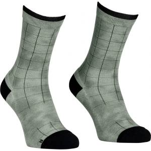 Ortovox Дамски чорапи за колоездене Ortovox Women's MTB Mid Sock Cycling socks - Green Sage - размер 39-41 (EU) (207-1399-0212)