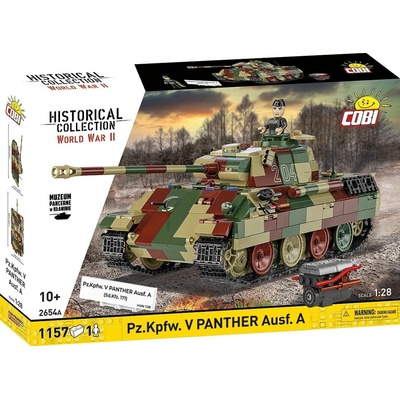 COBI 2654 World War II Německý střední tank Pz.Kpfw. V Panther Ausf. A 1:28