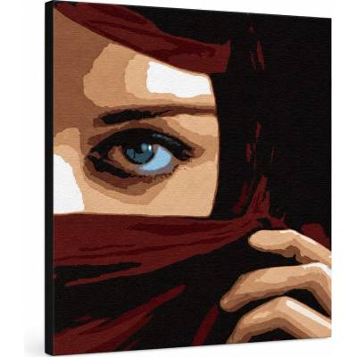 Ručne maľovaný POP Art obraz Eye - 50x50 cm