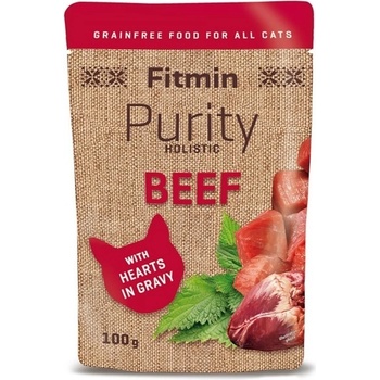 Fitmin cat Purity hovädzie so srdiečkami 100 g