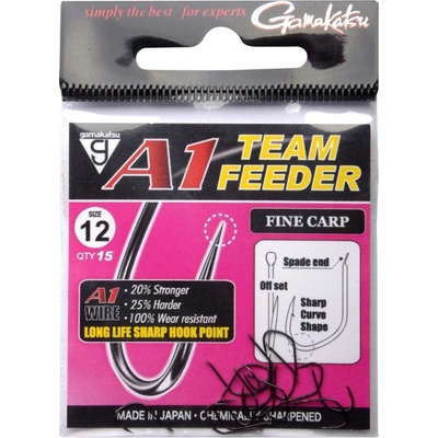 Gamakatsu A1 Team Feeder Fine Carp vel.10 10 ks