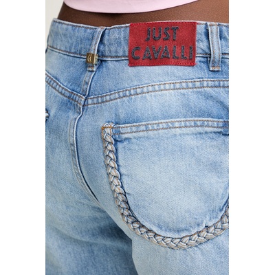 Just Cavalli Къс панталон дамски от деним (80PAD5S5.CDWCD)