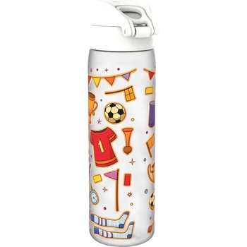 ION8 Бутилка за вода Ion8 Print, рециклирана пластмаса, 500ml, Football (32041-А-ФУТБОЛ)
