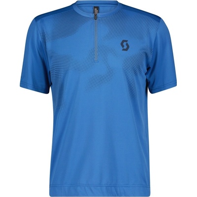 Scott Trail Flow Zip SS Storm blue