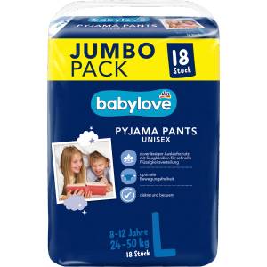 babylove Гащички Pyjama Pants размер L (24-50 kg), 18 бр (1713783)