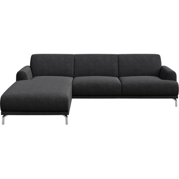 Mesonica Антрацитно сив ъглов диван , ляв ъгъл Puzo - MESONICA (Mesonica-Puzo-11A-4L)