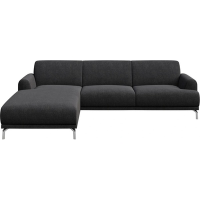 Mesonica Антрацитно сив ъглов диван , ляв ъгъл Puzo - MESONICA (Mesonica-Puzo-11A-4L)