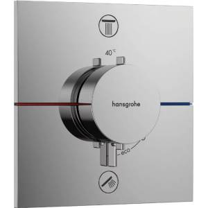 Hansgrohe ShowerSelect Comfort E 2-функционален термостатичен смесител за душ с вградена система (15572000)