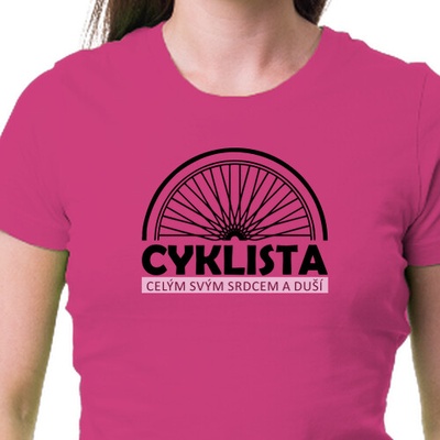 Dámské tričko Cyklista dámské