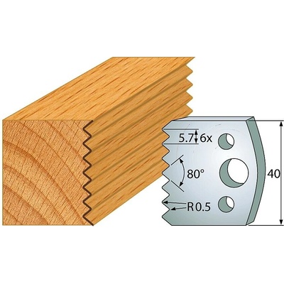 IGM Professional IGM Profil 077 - pár nožov 40x4mm SP F026-077