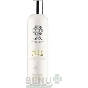 Natura Siberica Siberie Blanche Biely céder šampón pre objem 400 ml