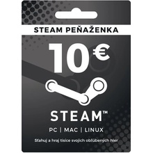 Valve Steam predplatená karta 10 €