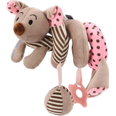 Baby Mix myška spirálka ružová