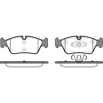 Sada brzdových platničiek kotúčovej brzdy REMSA 0384.60