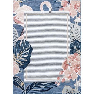 Dywany Łuszczów Botanic 65240 Flamingo navy