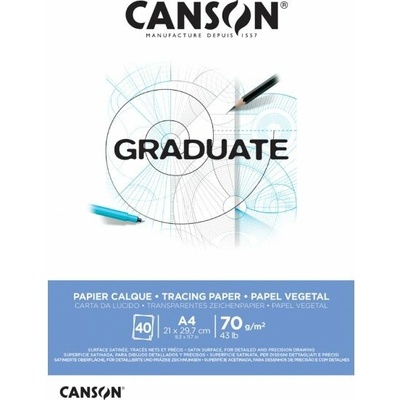 Canson Graduate pauzovací blok A4 lepený 72 g/m²40 listov