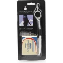 Styling razor twist with 10 blades stylingový efilačný zrezávač s otočnou rúčkou + náhradných žiletiek 10 ks