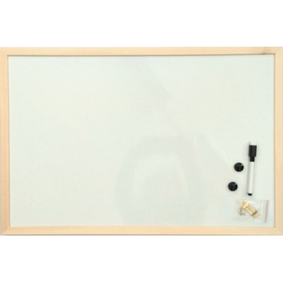 Bondecor Magnetická tabule v dřevěném rámu 60 x 40 cm