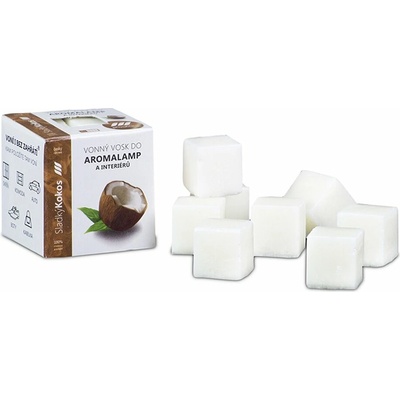 Rentex Vonný vosk palmový kocky KOKOS 8 ks 30 g