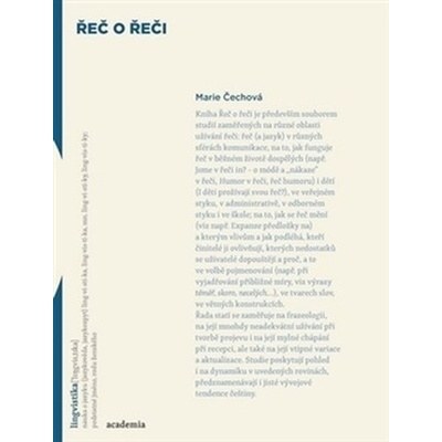 Řeč o řeči (Marie Čechová) CZ