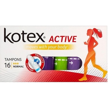 Kotex Tampony Active Normal 16 ks