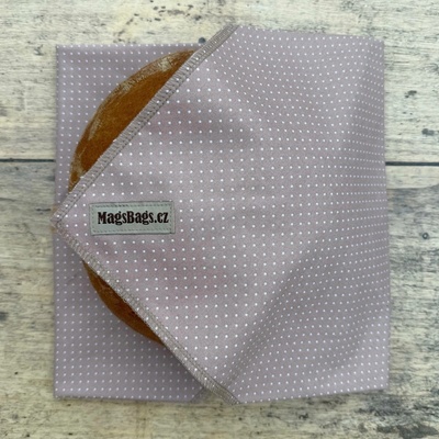 Chlebousek - béžový s bílou tečkou Magsbags.cz