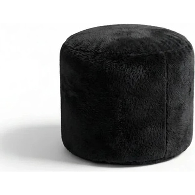Sablio Taburetka Circle SOFTY - Midnight Black - 38x48 cm
