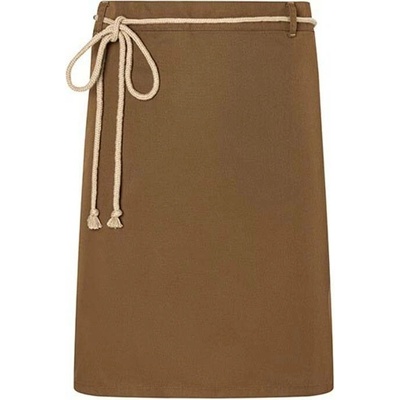 Karlowsky Pasová gastro zástěra KY057 Cinnamon 90x55cm