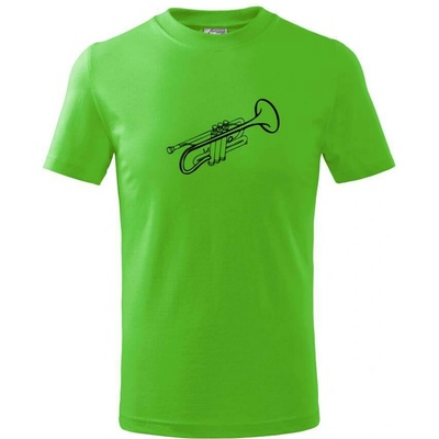Trubka z boku tričko detské Apple Green