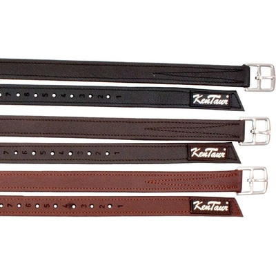 KenTaur Třmenové řemeny s nylonem tmavě hnědé 140 cm – Zboží Mobilmania